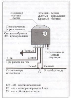 Как правильно подключить проводку эмулятора лямбда-зонд?